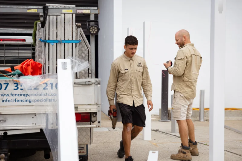 PVC fencing delivery service by Queensland Fencing Specialists in Queensland